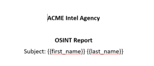 Use Python To Automate Your OSINT Reporting – NixIntel